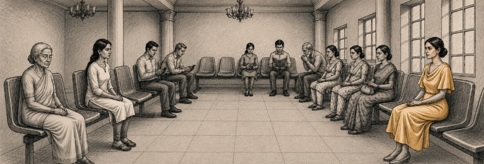 The Stillness Of A Waiting Room Main image